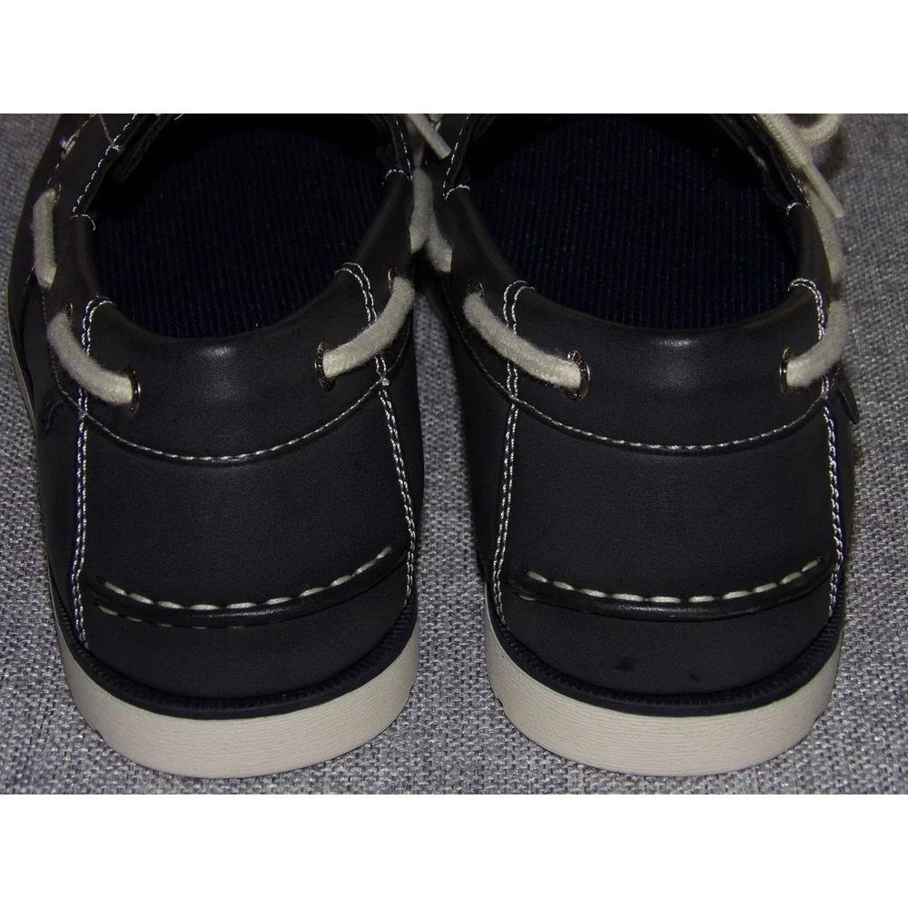Sperry Boat Shoes Men Size 11 Navy Blue Leather Nautical NWOT
